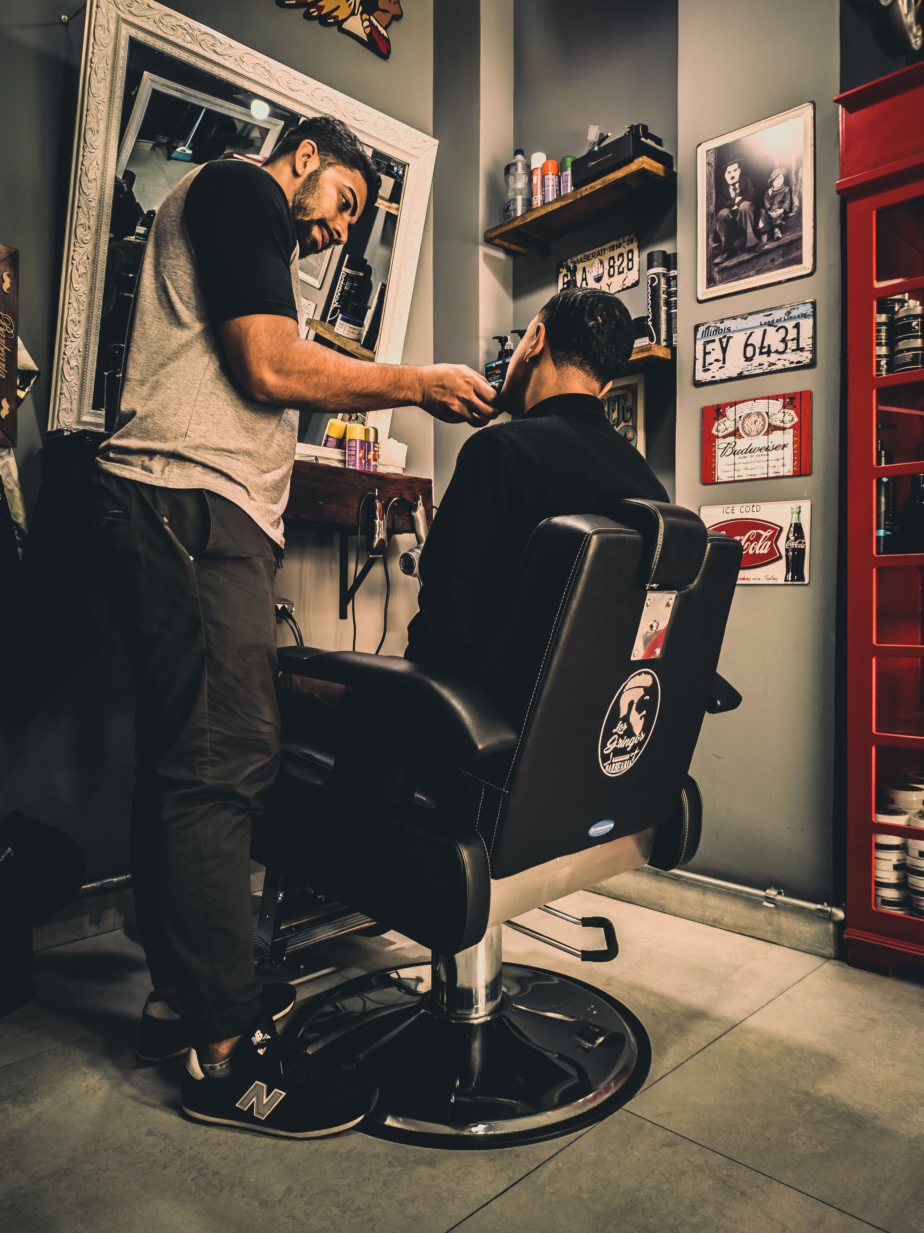 Interior de La 14 Barber Studio